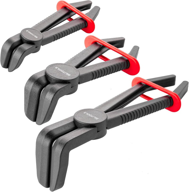 BILITOOLS Hose Pinch Off Pliers Clamp Pliers Plastic 90 Angled for Flexible Fuel Line Radiator Coolant Brake Line Hoses Clamp etc - Image 1